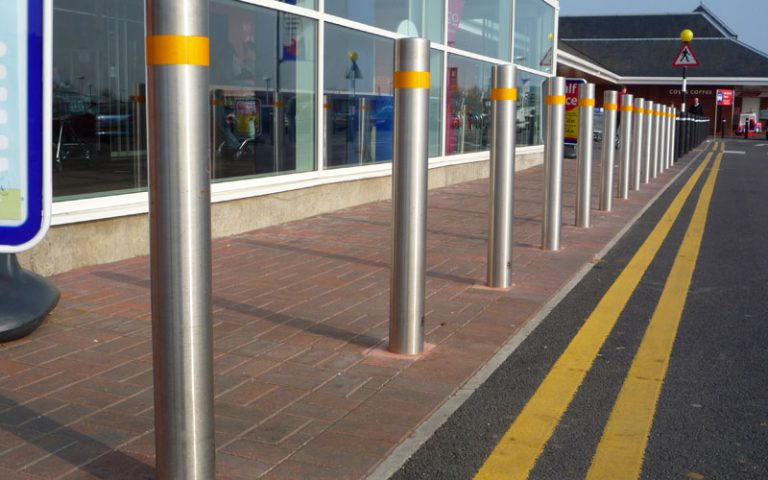 Bollards In Dubai, UAE - White Metal Contracting LLC